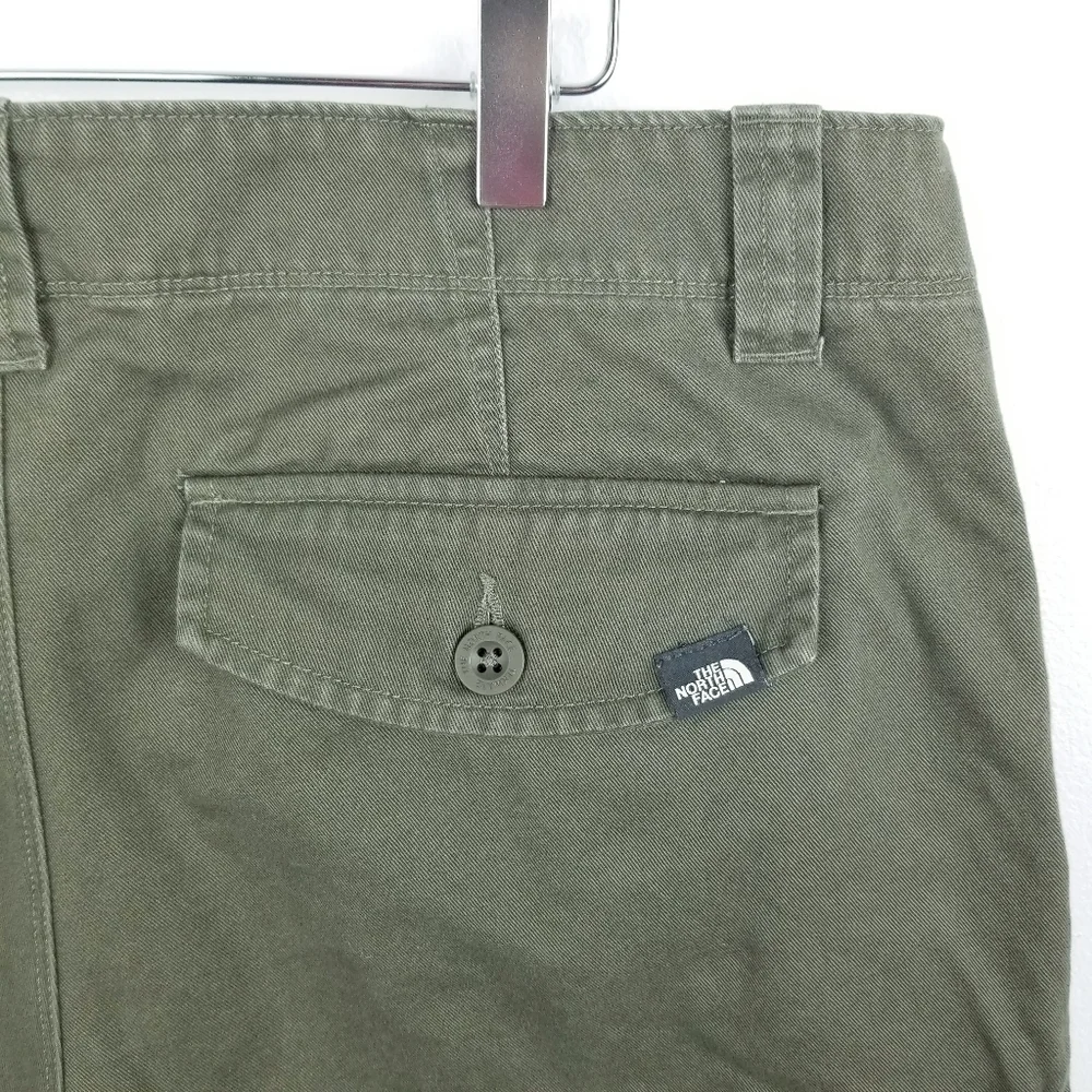 The North Face Army Green Cargo Shorts